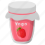 flavoured yogurt, healthy diet, homemade food, preserved yogurt, strawberry yogurt 