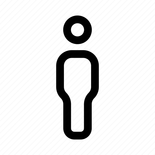 Person, people, stand, man, male icon - Download on Iconfinder