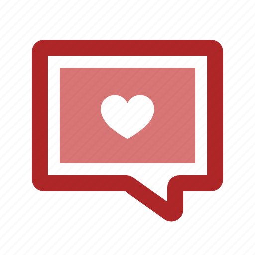 Chat, heart, love, message, romance icon - Download on Iconfinder