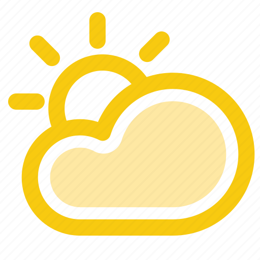 Cloud, cloudy, day, sun, weather icon - Download on Iconfinder