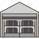 warehouse, tire, stock, store, industry
