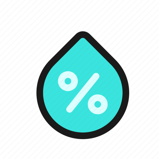 Rain, rainfall, water, droplet, percentage, volume, measure icon - Download on Iconfinder