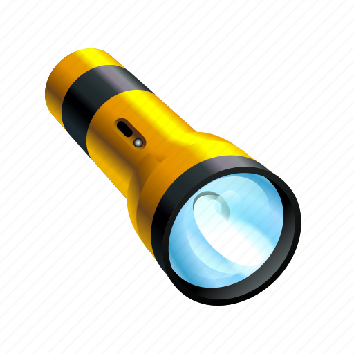 Flashlight, light, off, search, toggle, unlit icon - Download on Iconfinder