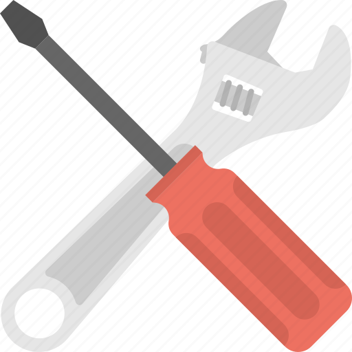 Plumbing, repairing tools, service tools, tools, wrench and screwdriver icon - Download on Iconfinder