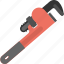 adjustable wrench, monkey wrench, pipe wrench, plumbing instrument, repairing concept 
