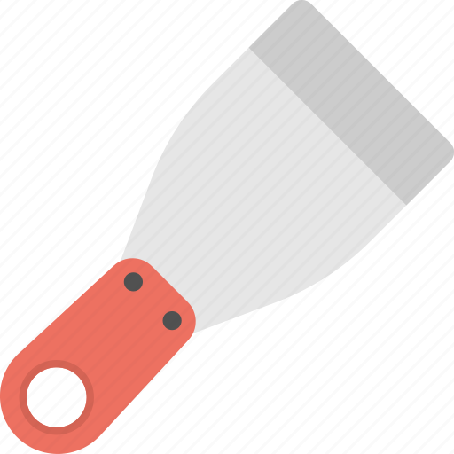 Hardware tool, paint remover, putty knife, scraper, spattle icon - Download on Iconfinder