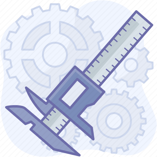 Caliper, measure, measurement, physics, tools icon - Download on Iconfinder
