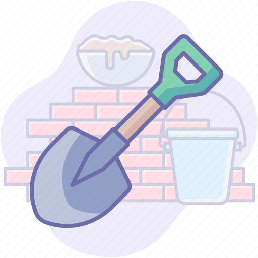 Building, construction, dig, shovel, tools icon - Download on Iconfinder