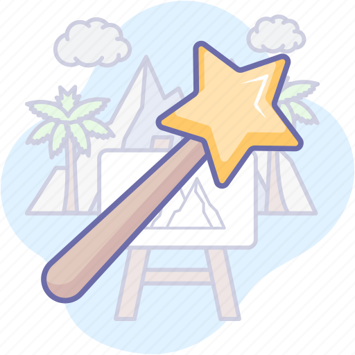 Magic, magic wand, star, tools, wizard icon - Download on Iconfinder