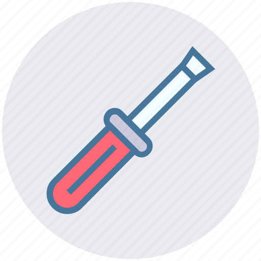 Construction, hand tool, hardware, screw and gauge, screwdriver, technician tools icon - Download on Iconfinder