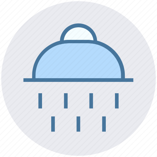 Bath, bathroom, construction, drops, shower, shower head, water icon - Download on Iconfinder