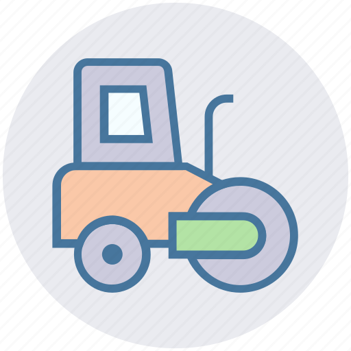 Construction, farm tractor, farm vehicle, tractor, transport, vehicle icon - Download on Iconfinder
