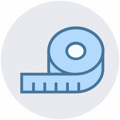 Construction, inches tape, measure, measurement, measuring tap, ruler, tape icon - Download on Iconfinder