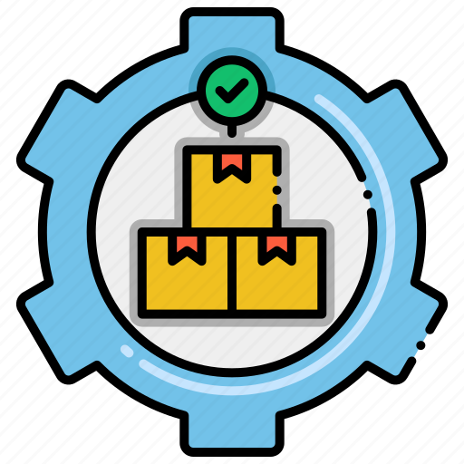 Material, management, business, gear icon - Download on Iconfinder