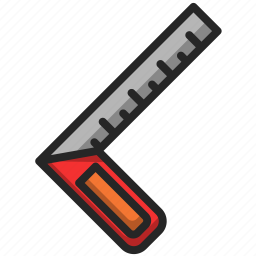 Ruler, measure, measurement, geometry, tools, equipment icon - Download on Iconfinder