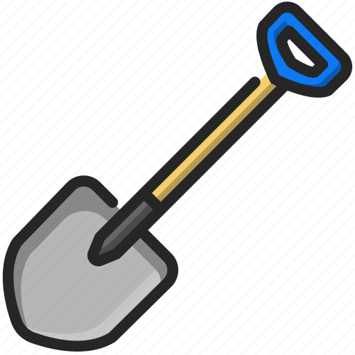 Shovel, construction, tools, gardening, spade, work icon - Download on Iconfinder