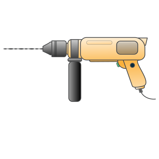 Drill, electric, instrument, repair, tool, tools icon - Free download