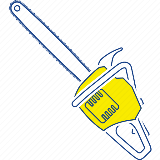 Chain, electric, equipment, saw, thin, tool, work icon - Download on Iconfinder