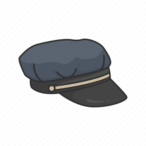 Cap, car attendant, conductor cap, conductor hat, hat, train conductor icon - Download on Iconfinder