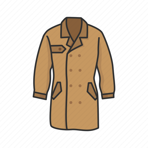 Clothes, coat, detective, detective coat, garment, profession, suit icon - Download on Iconfinder