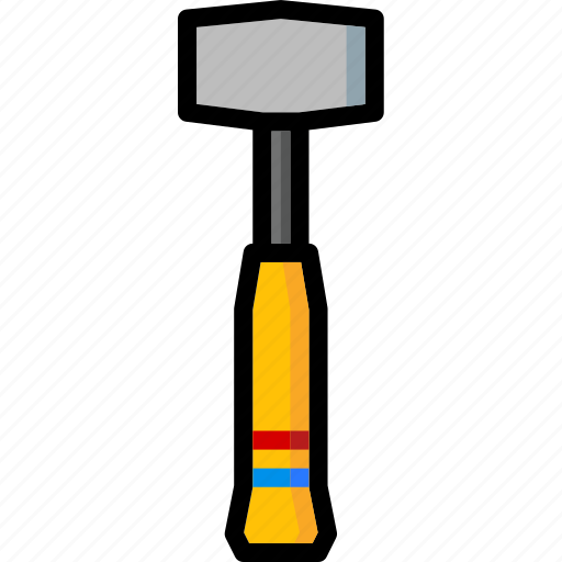 Colour, mallet, tools, ultra icon - Download on Iconfinder