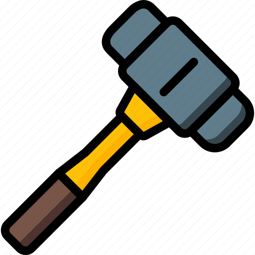 Mallet, tool, equipment, tools, work icon - Download on Iconfinder