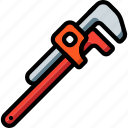 pipe, tool, wrench, equipment, tools, work