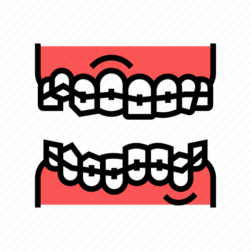 Correction, tooth, braces, accessory, metal, sapphire icon - Download on Iconfinder