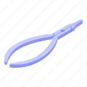 cartoon, doctor, isometric, logo, medical, pliers, tooth