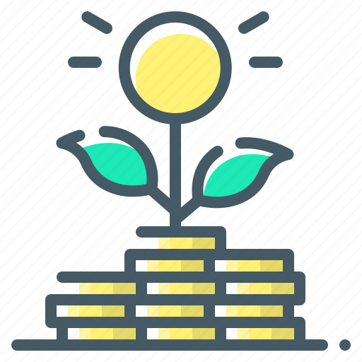 Grow, grows, growth, investment, money, sprout icon - Download on Iconfinder
