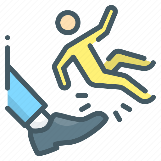 Dismissal, kick, kick in the ass, person, unemployment icon - Download on Iconfinder