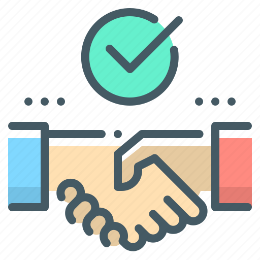 Business, check, handshake, mark, partners, tick icon - Download on Iconfinder