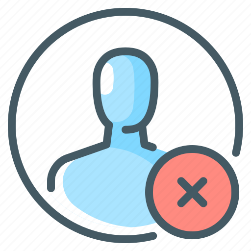 Ban, delete, person, profile icon - Download on Iconfinder