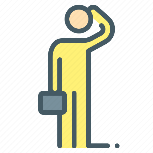 Business, businessman, person, think, thinker icon - Download on Iconfinder