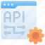 api, development, setting, gear, program, application programming interface, software 