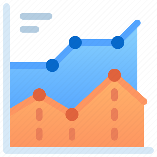 Line graph, compare, line chart, infographic, analytics, analysis, statistics icon - Download on Iconfinder