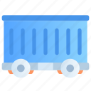 carriage, railroad, container, wagon, vehicle, shipping, delivery, package, shopping