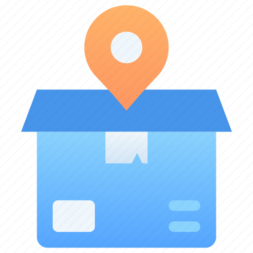 Delivery location, pin, map, location, tracking, shipping, delivery icon - Download on Iconfinder