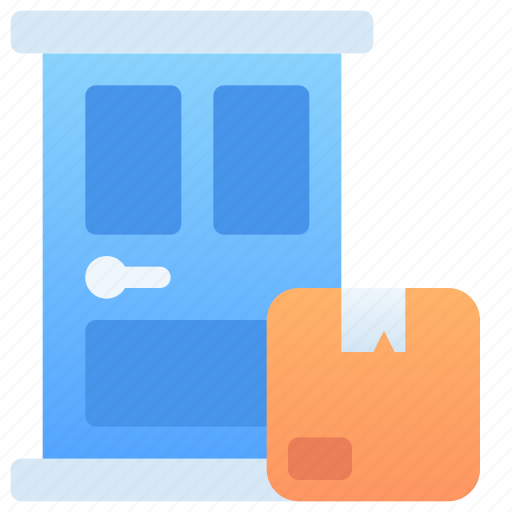 Door delivery, door, home, house, service, shipping, delivery icon - Download on Iconfinder