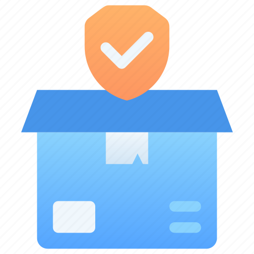 Package protection, delivery insurance, insurance, protection, shield, shipping, delivery icon - Download on Iconfinder