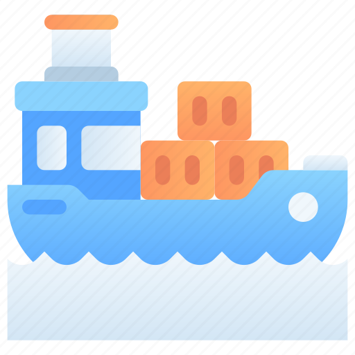 Ship, cargo, container, logistics, transportation, shipping, delivery icon - Download on Iconfinder