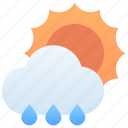 rainy day, raindrop, rainfall, cloud, sun, weather, forecast, climate, meteorology