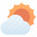 sunny, cloud, sun, summer, sunny day, weather, forecast, climate, meteorology