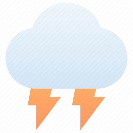 Thunderstorm, rain, thunder, lightning, cloudy, weather, forecast icon - Download on Iconfinder
