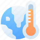 warm, earth, thermometer, temperature, globe, weather, forecast, climate, meteorology