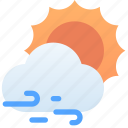 windy day, wind, cloud, sun, weather, forecast, climate, meteorology