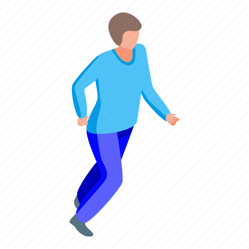 Business, cartoon, isometric, man, running, tornado, woman icon - Download on Iconfinder