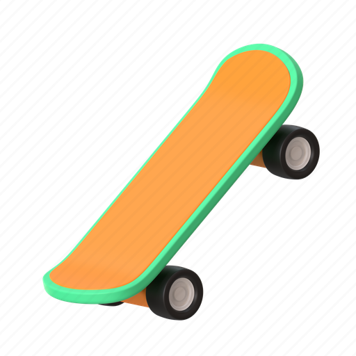 Skateboarding, skateboard, skate, skater, sport, sports, game 3D illustration - Download on Iconfinder