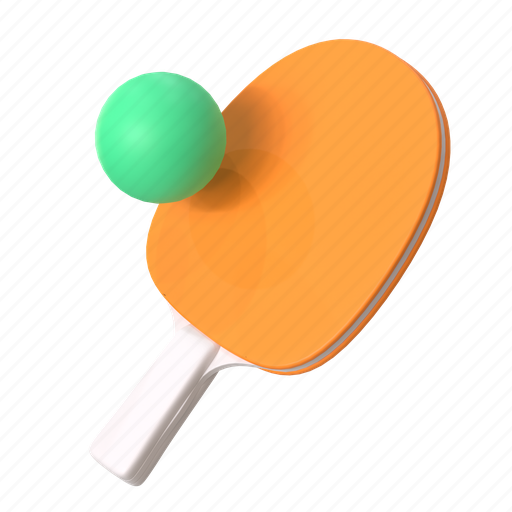 Table tennis, pingpong, paddle, ball, set, sport, sports 3D illustration - Download on Iconfinder