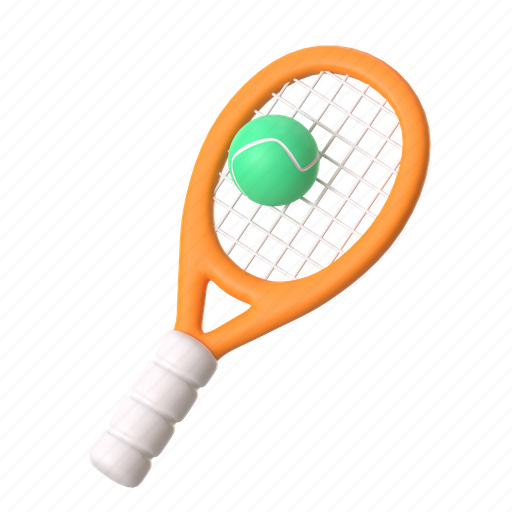 Tennis, racket, ball, set, equipment, sport, sports 3D illustration - Download on Iconfinder